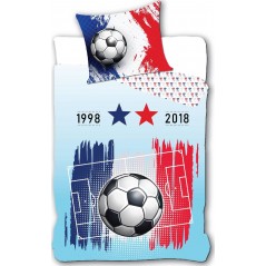 France Foot Bettbezug - 1 Bettbezug en Baumwolle - New discount.com
