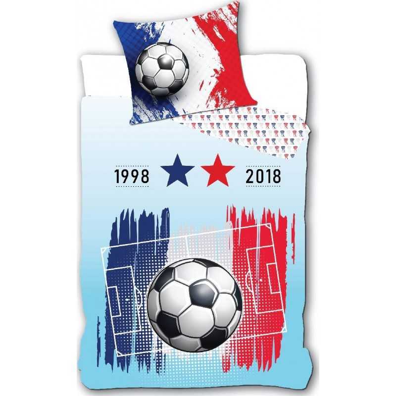 France Foot Bettbezug - 1 Bettbezug en Baumwolle - New discount.com
