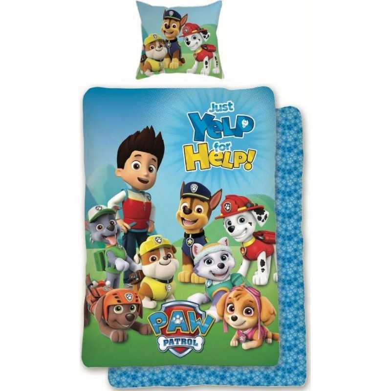 Copripiumino Paw Patrol - 1 copripiumino 140x200 - cotone - New dis...