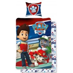 Copripiumino Paw Patrol - 1 copripiumino 140x200 - cotone - New dis...