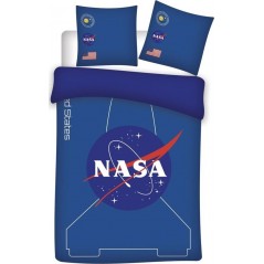 Parure housse de couette Nasa en bleu - New discount.com