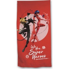 Drap de plage ou Serviette de Miraculous en coton - New discount.com