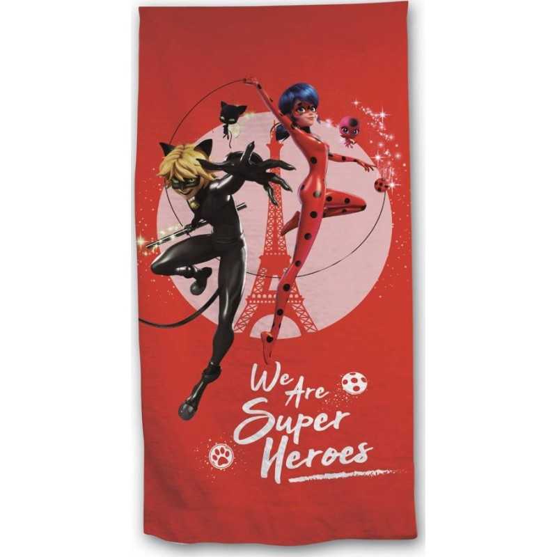 Drap de plage ou Serviette de Miraculous en coton - New discount.com