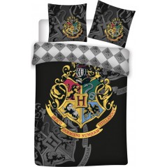 Harry Potter Bettwäscheset - 1 Bettbezug 140x200 + 1 Kissenbezug 63...