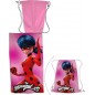Drap de Plage Miraculous avec en sac de Piscine - LadyBug - New dis...