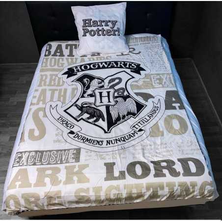 Harry Potter Bettwäscheset - 1 Dekbedovertrek 140x200 + 1 Kissenbezug 63x63cm
